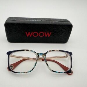 WOOW Paris Going Out 2 Eyeglasses Frames 55-17-140 Colorblock Case